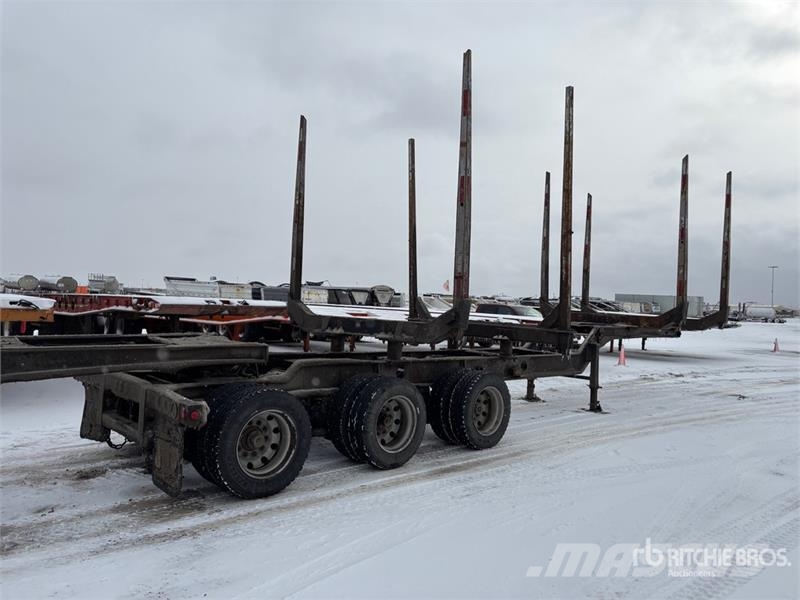 Altek 31 ft Super B-Train Lead Hayrack Log Trailer 木材拖车