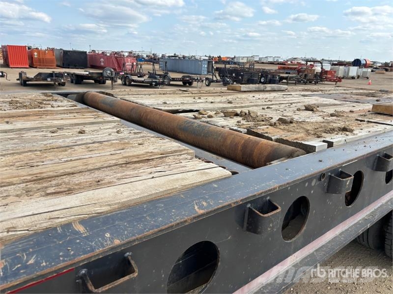 Altek 52 ft 24-Wheel Flatbed Oilfield Trailer معدات التجهيز