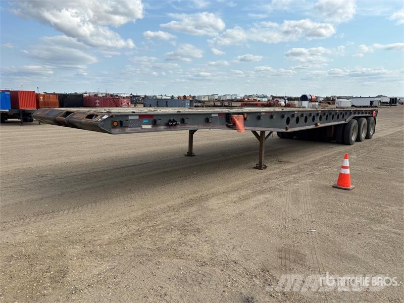 Altek 52 ft 24-Wheel Flatbed Oilfield Trailer معدات التجهيز