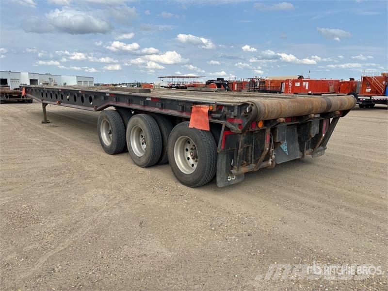 Altek 52 ft 24-Wheel Flatbed Oilfield Trailer معدات التجهيز