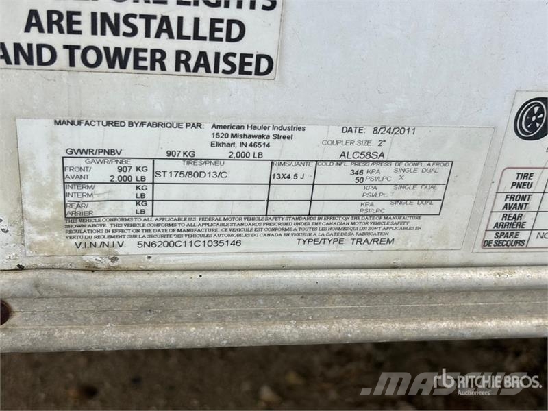 American Hauler Solar Light Tower Light towers