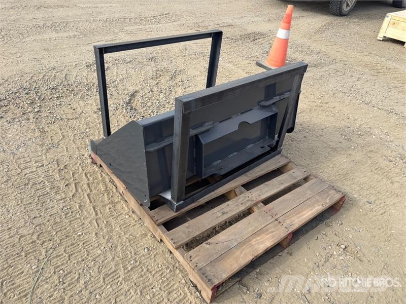  Anton Equipment MINI-HYWD 47 in Skid Steer Bucket  Buckets