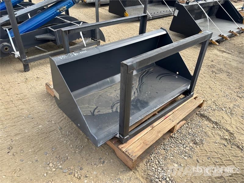  Anton Equipment MINI-HYWD 47 in Skid Steer Bucket  Buckets