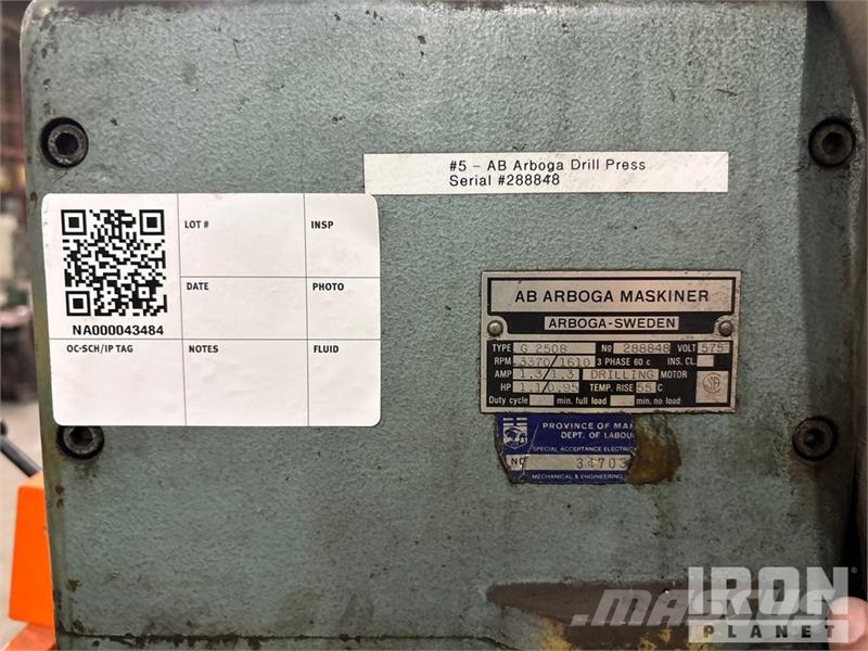 Arboga Maskiner G2508 Electric Drill Press Utilaje construcții - Altele