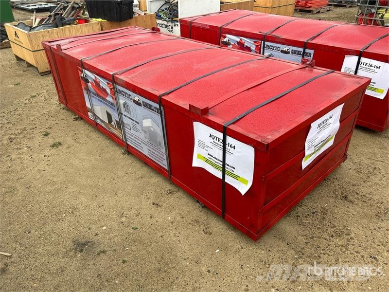 Arctic Shelter 20 ft x 30 ft x 16 ft Peak Double Truss Storage Bu المباني الإطار الصلب