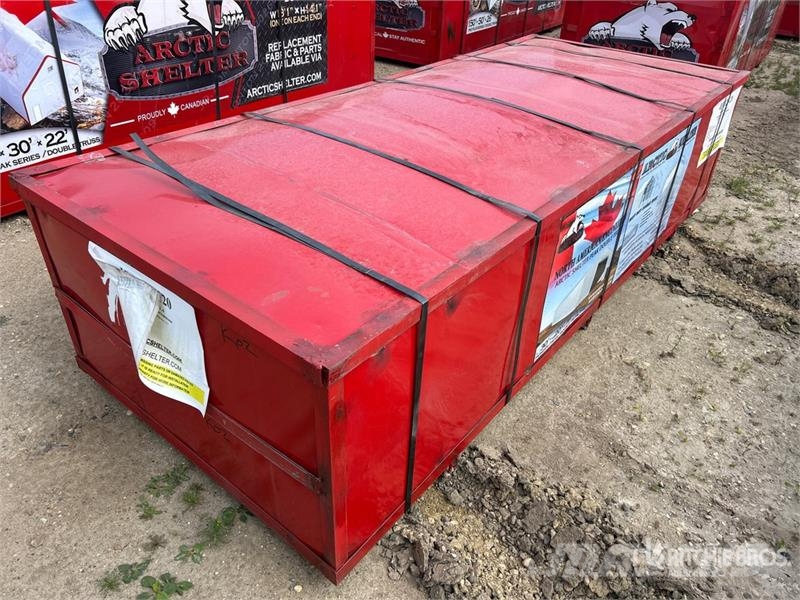 Arctic Shelter 30 ft x 20 ft x 16 Ft Peak Double Truss Storage Bu المباني الإطار الصلب