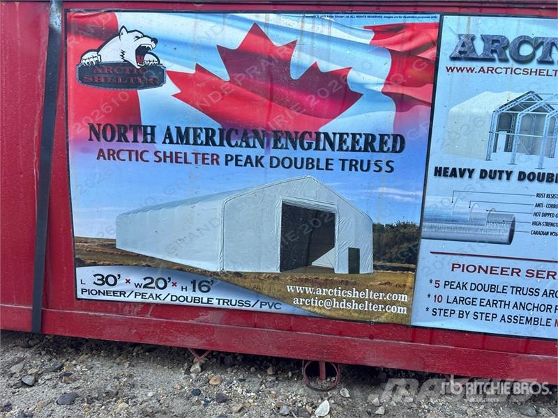 Arctic Shelter 30 ft x 20 ft x 16 ft Storage Building (Unused) Stahlrahmenaufbauten