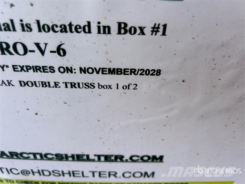 Arctic Shelter 30 ft x 40 ft x 22 ft Peak Double Truss Storage Bu المباني الإطار الصلب