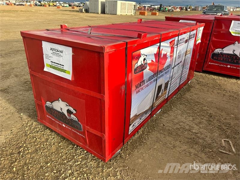 Arctic Shelter 30 ft x 40 ft x 16 ft Peak Double Truss Storage Bu المباني الإطار الصلب