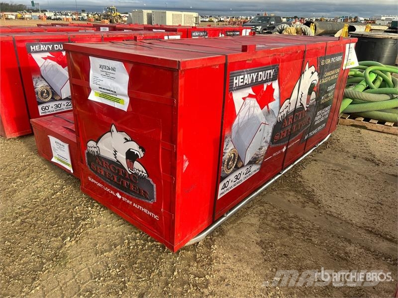 Arctic Shelter 30 ft x 40 ft x 22 ft Peak Double Truss Storage Bu المباني الإطار الصلب