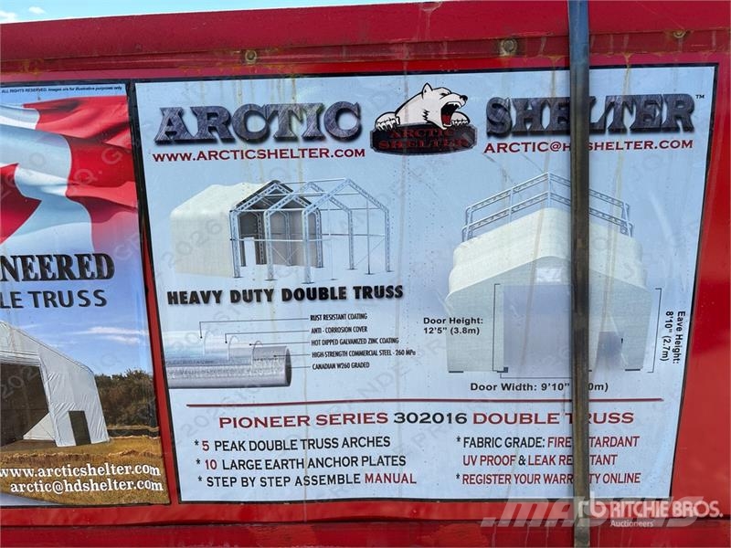 Arctic Shelter 30 ft x 20 ft x 16 ft Storage Building (Unused) Tērauda karkasa ēkas