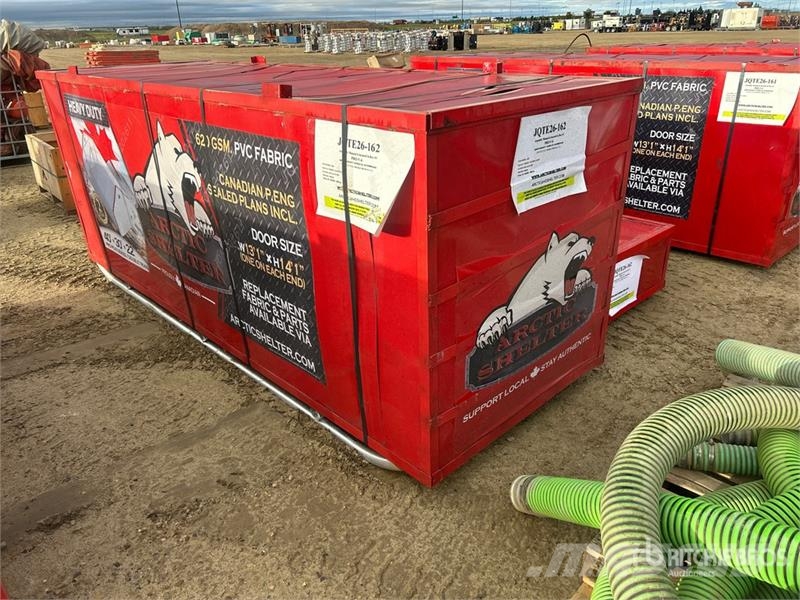 Arctic Shelter 30 ft x 40 ft x 22 ft Peak Double Truss Storage Bu المباني الإطار الصلب