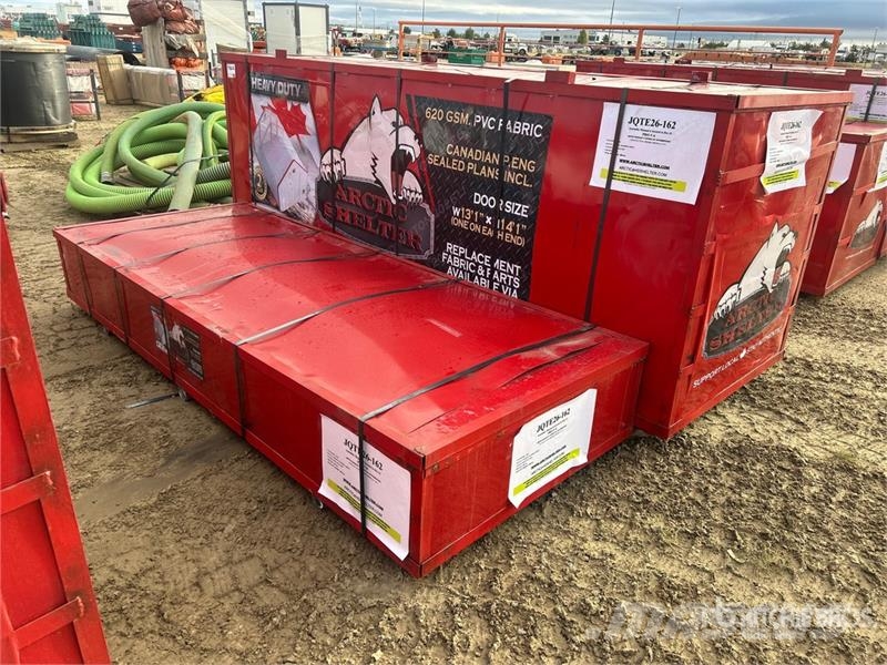 Arctic Shelter 30 ft x 40 ft x 22 ft Peak Double Truss Storage Bu المباني الإطار الصلب