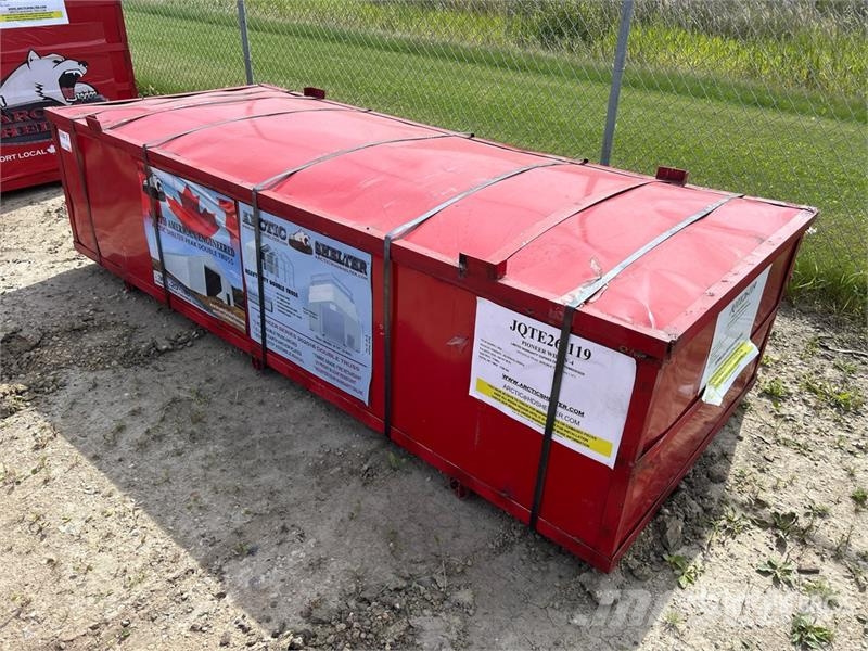 Arctic Shelter 30 ft x 20 ft x 16 Ft Peak Double Truss (ROLLING D المباني الإطار الصلب