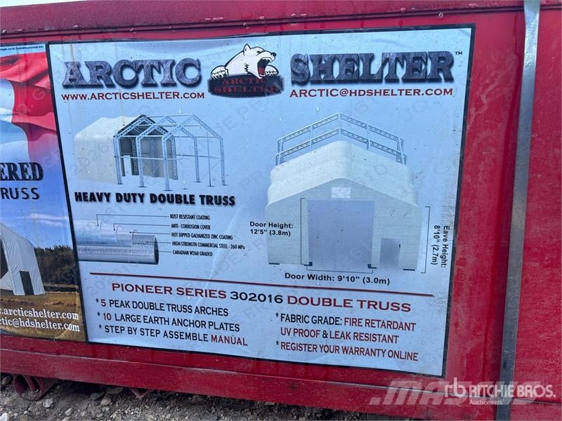 Arctic Shelter 30 ft x 20 ft x 16 ft Storage Building (Unused) Stahlrahmenaufbauten