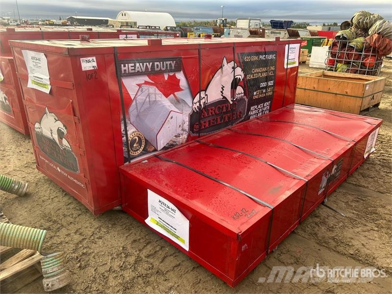Arctic Shelter 30 ft x 40 ft x 22 ft Peak Double Truss Storage Bu المباني الإطار الصلب