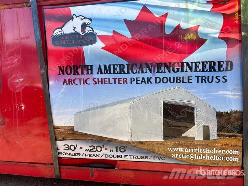 Arctic Shelter 30 ft x 20 ft x 16 ft Storage Building (Unused) Tērauda karkasa ēkas
