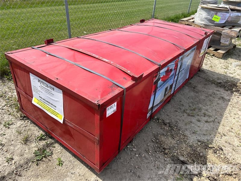 Arctic Shelter 30 ft x 20 ft x 16 Ft Peak Double Truss (ROLLING D المباني الإطار الصلب