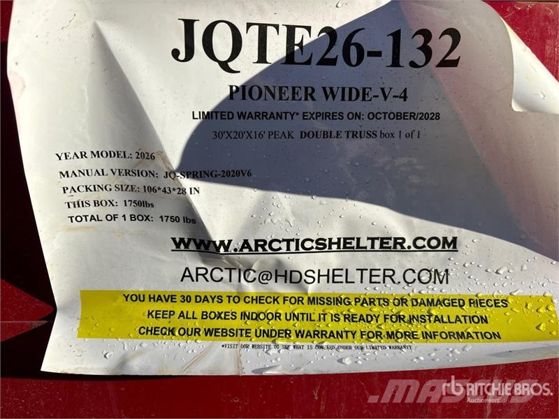 Arctic Shelter 30 ft x 20 ft x 16 ft Storage Building (Unused) Stahlrahmenaufbauten
