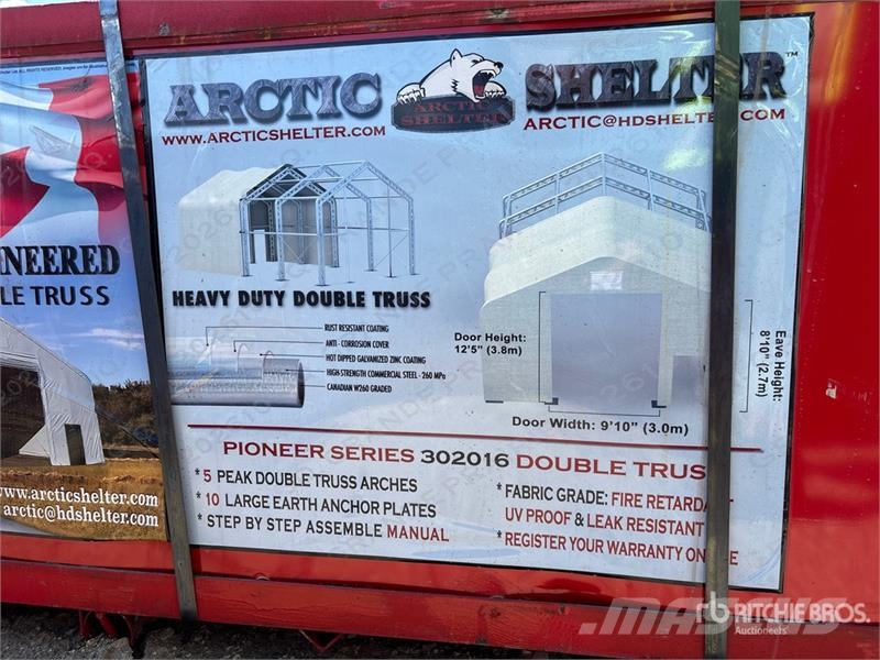 Arctic Shelter 30 ft x 20 ft x 16 ft Storage Building (Unused) Tērauda karkasa ēkas