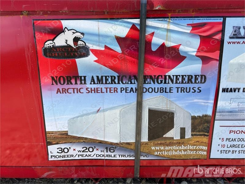Arctic Shelter 30 ft x 20 ft x 16 ft Storage Building (Unused) Tērauda karkasa ēkas