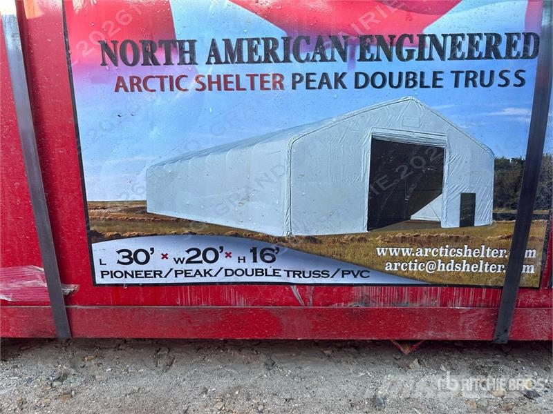 Arctic Shelter 30 ft x 20 ft x 16 ft Storage Building (Unused) Stahlrahmenaufbauten