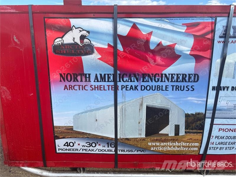 Arctic Shelter 40 ft x 30 ft x 16 ft Storage Building (Unused) Stålrammer