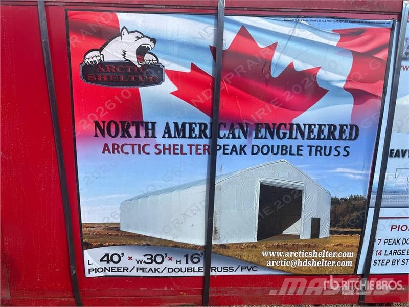 Arctic Shelter 40 ft x 30 ft x 16 ft Storage Building (Unused) Stålrammer