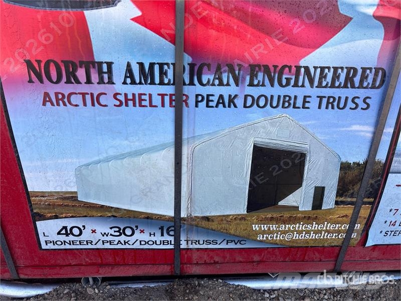 Arctic Shelter 40 Ft x 30 Ft x 16 Ft Storage Building (Unused) Teraskonstruktsiooniga ehitised