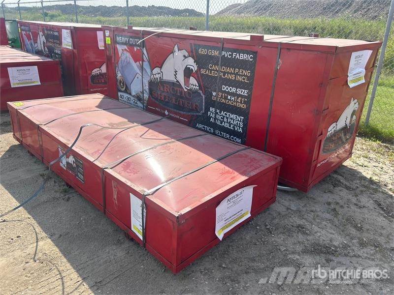 Arctic Shelter 40 Ft x 30 Ft x 22 Ft Peak Double Truss Storage Bu Edificación de acero
