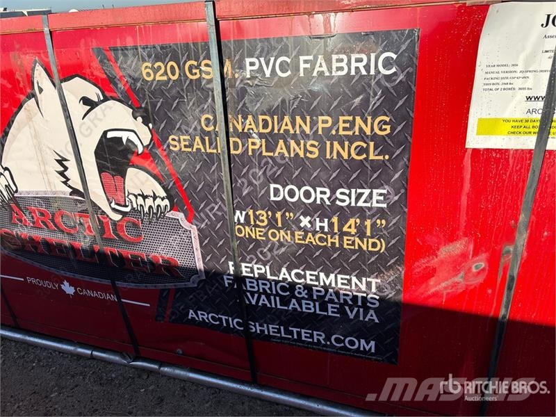 Arctic Shelter 40 ft x 30 ft x 22 ft Storage Building (Unused) Stahlrahmenaufbauten