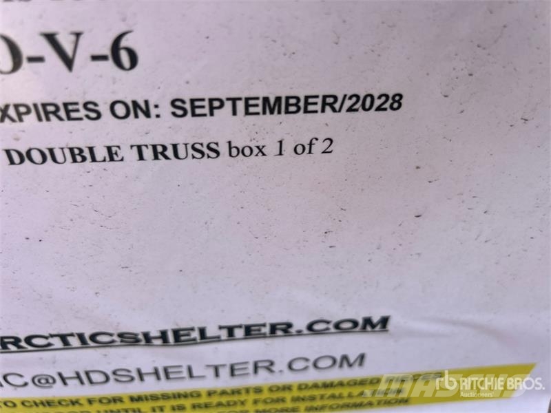 Arctic Shelter 40 Ft x 30 Ft x 22 Ft Peak Double Truss Storage Bu Edificación de acero