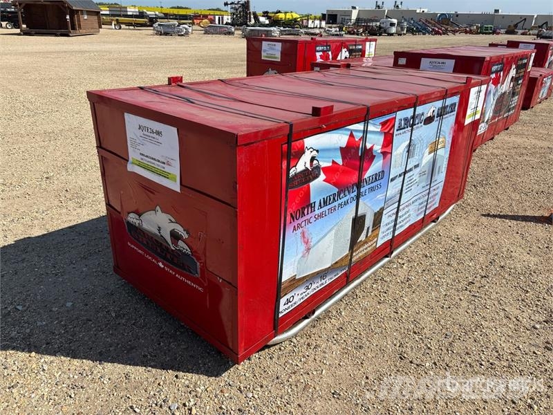 Arctic Shelter 40 Ft x 30 Ft x 16 Ft Peak Double Truss (ROLLING D Stålrammer