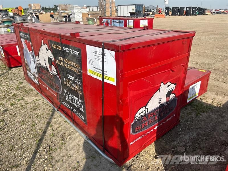 Arctic Shelter 40 Ft x 30 Ft x 22 Ft Peak Double Truss Storage Bu Edificación de acero