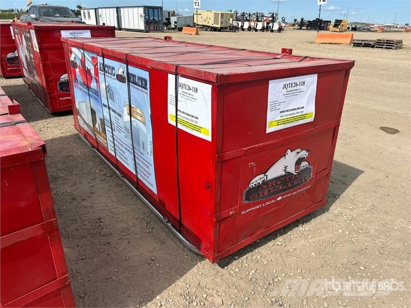 Arctic Shelter 40 ft x 30 ft x 16 Ft Peak Double Truss Storage Bu المباني الإطار الصلب