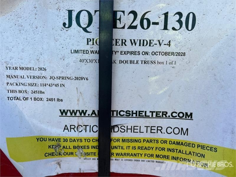 Arctic Shelter 40 Ft x 30 Ft x 16 Ft Storage Building (Unused) Teraskonstruktsiooniga ehitised