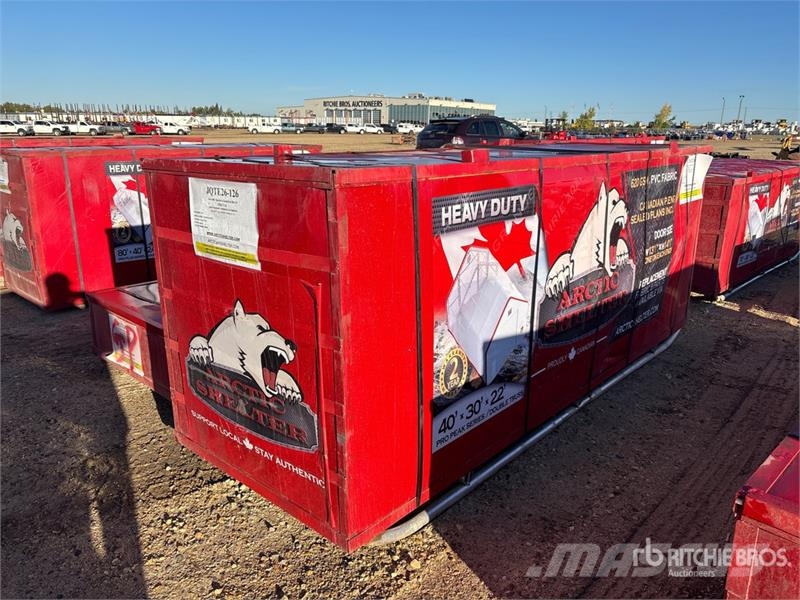 Arctic Shelter 40 ft x 30 ft x 22 ft Storage Building (Unused) Stahlrahmenaufbauten