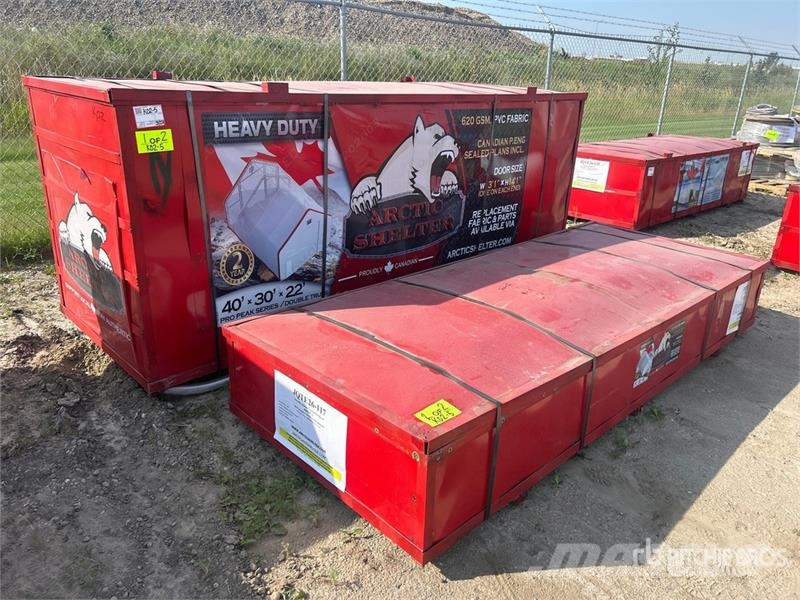 Arctic Shelter 40 Ft x 30 Ft x 22 Ft Peak Double Truss Storage Bu Edificación de acero