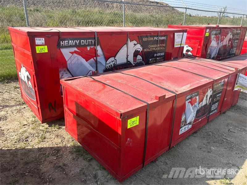 Arctic Shelter 60 Ft x 30 Ft x 22 Ft Peak Double Truss Storage Bu Edificación de acero