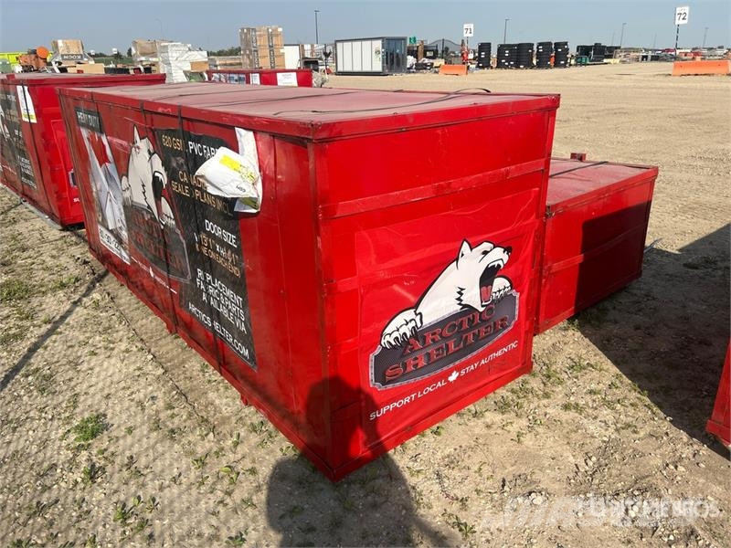 Arctic Shelter 60 Ft x 30 Ft x 22 Ft Peak Double Truss Storage Bu Edificación de acero