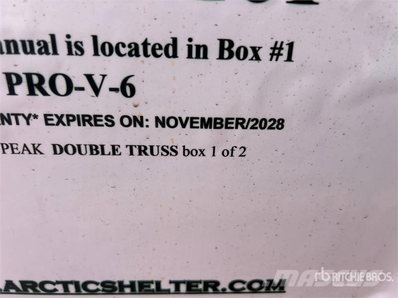 Arctic Shelter 60 ft x 30 ft x 22 ft Peak Double Truss Storage Bu المباني الإطار الصلب