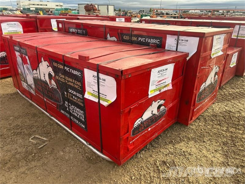 Arctic Shelter 70 ft x 30 ft x 22 ft Peak Double Truss Storage Bu المباني الإطار الصلب