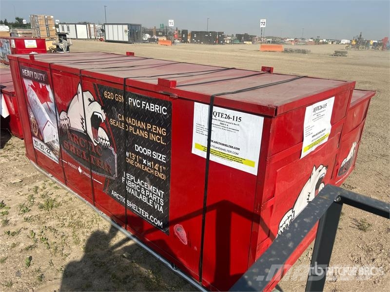 Arctic Shelter 70 ft x 30 ft x 22 Ft Peak Double Truss Storage Bu Edificación de acero