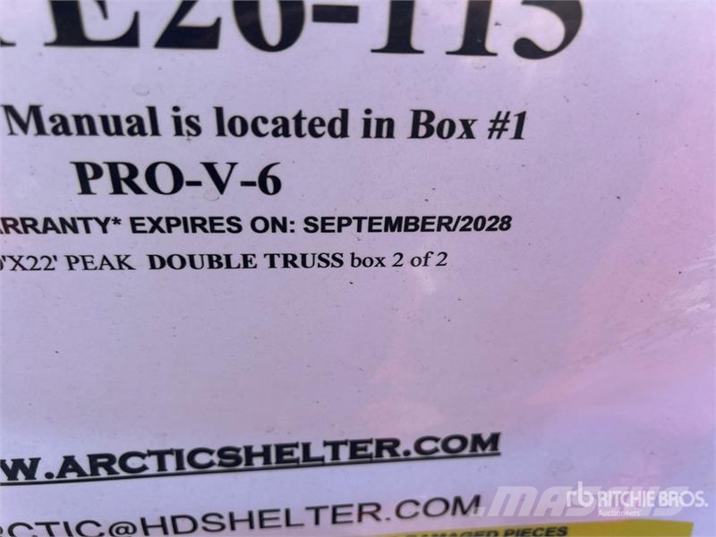 Arctic Shelter 70 ft x 30 ft x 22 Ft Peak Double Truss Storage Bu Edificación de acero