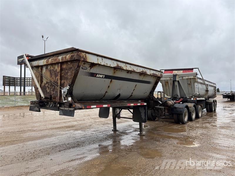 Arnes 15 ft Super B-Train Lead Side Dump Trailer مقطورات قلابة