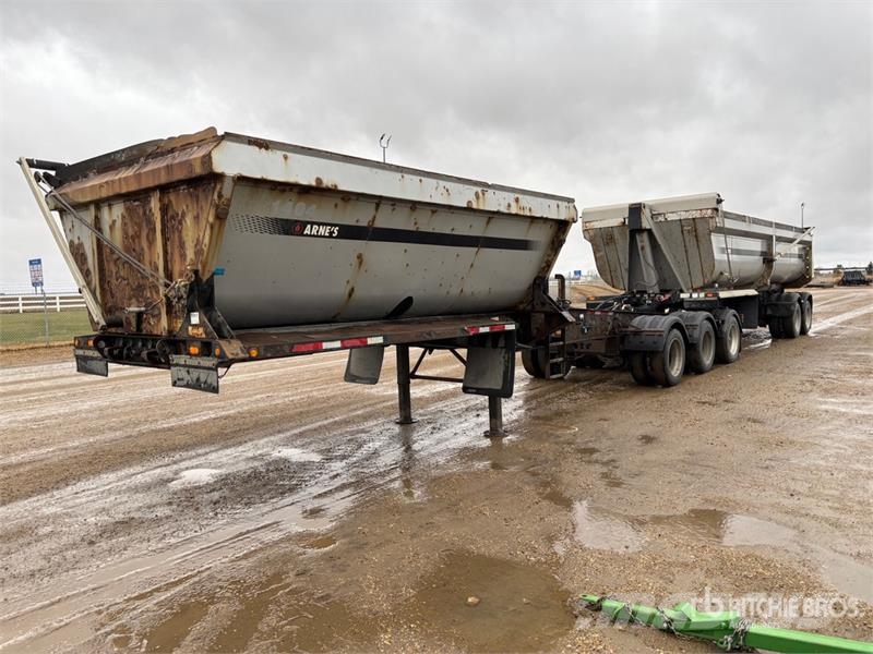 Arnes 15 ft Super B-Train Lead Side Dump Trailer مقطورات قلابة