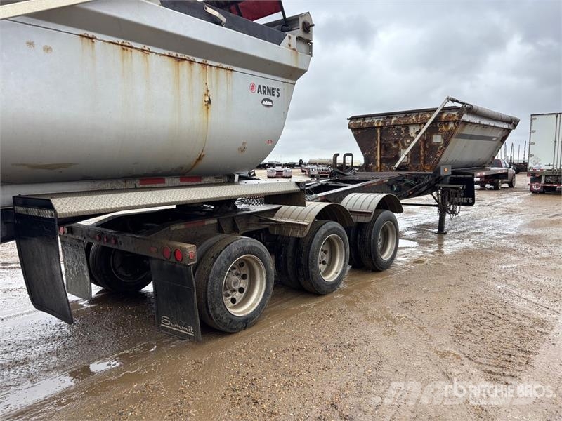 Arnes 15 ft Super B-Train Lead Side Dump Trailer مقطورات قلابة