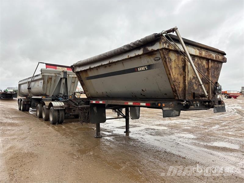Arnes 15 ft Super B-Train Lead Side Dump Trailer مقطورات قلابة