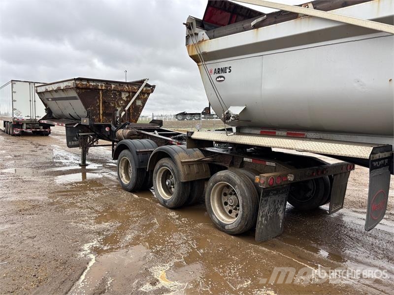 Arnes 15 ft Super B-Train Lead Side Dump Trailer مقطورات قلابة