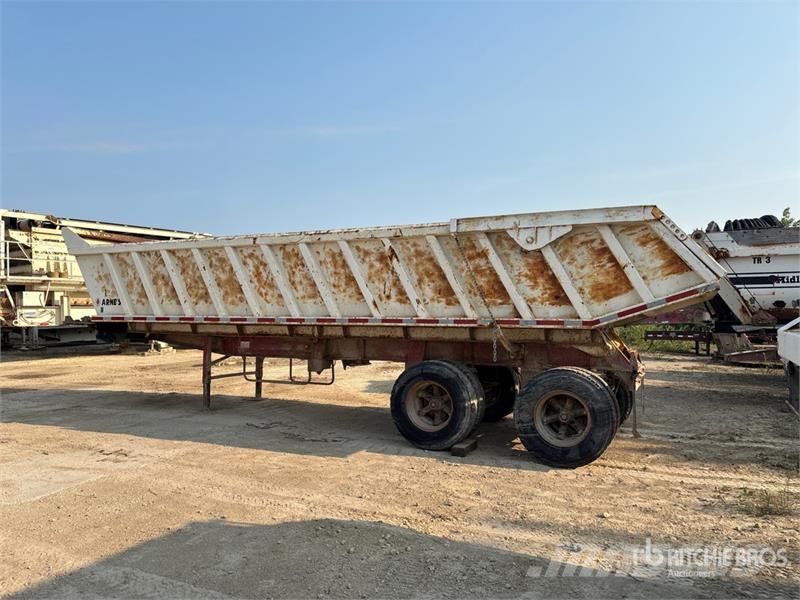 Arnes 27 ft T/A Armour Rock End Dump Trailer Przyczepy wywrotki
